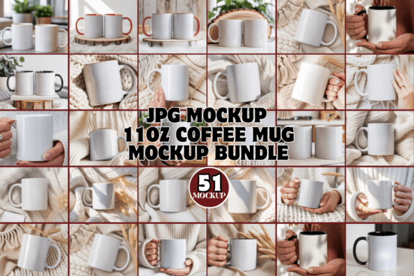 Download 11oz Coffee Mug Mockup Bundle - Mockup bundle Collection