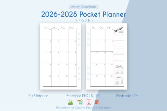 Download 2026–2028 Pocket Calendar - Premium Resources