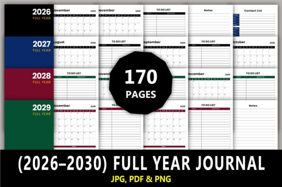 Download (2026–2030) Full Year Journal - Premium Resources